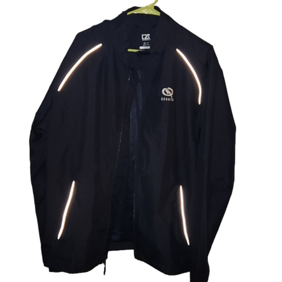 Cutter & Buck Men’s Zip Jacket XL Quanta Logo - Picture 1 of 1